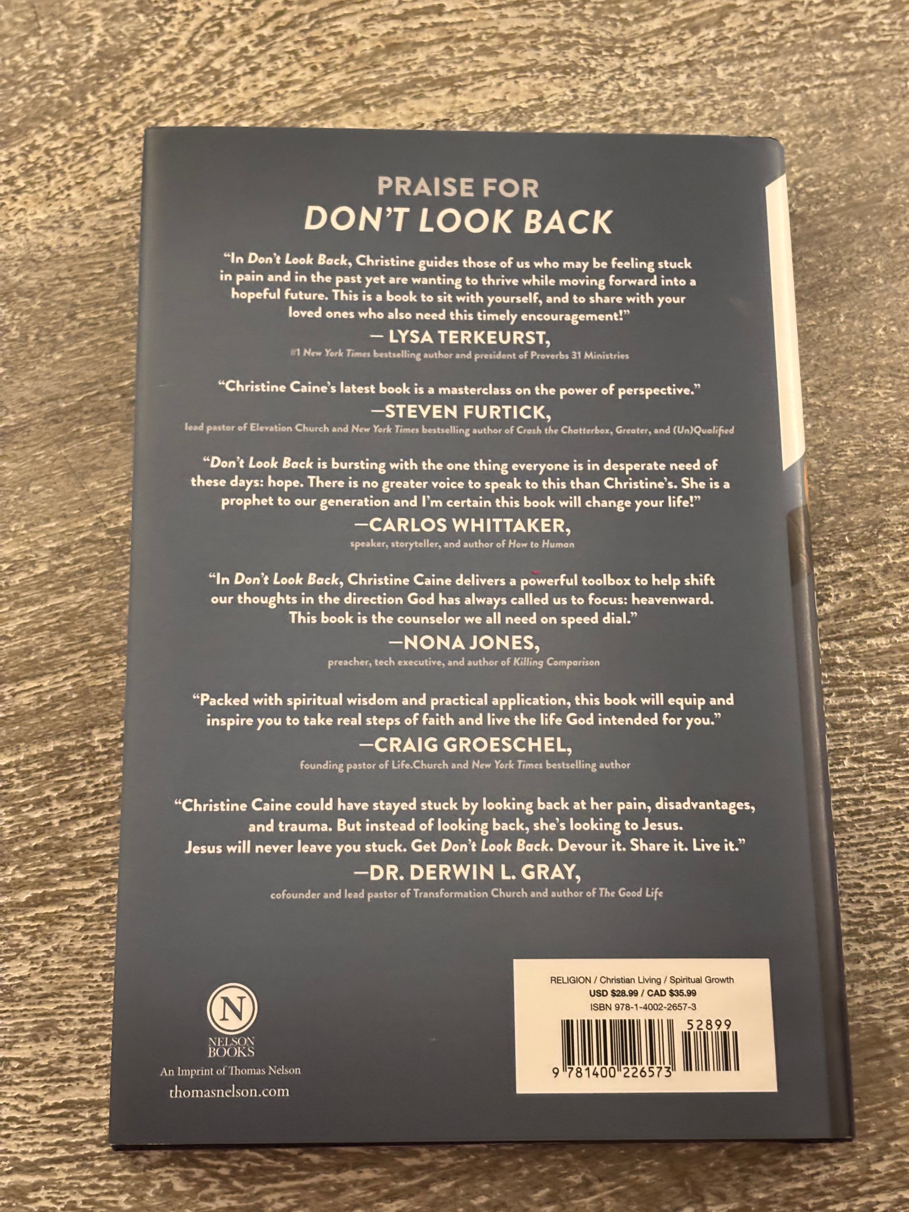 Don’t Look Back